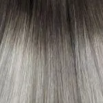 T2 5A/1006 - Effet repousse brun fonce / meche cendre et blond ultra clair cendre